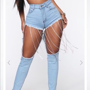 Diamond water fall jeans